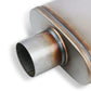 Flowmonster Performance Muffler 3 inch inlet & 3 inch outlet 11219-FM 409 Stain - Performance Mufflers Car Part People