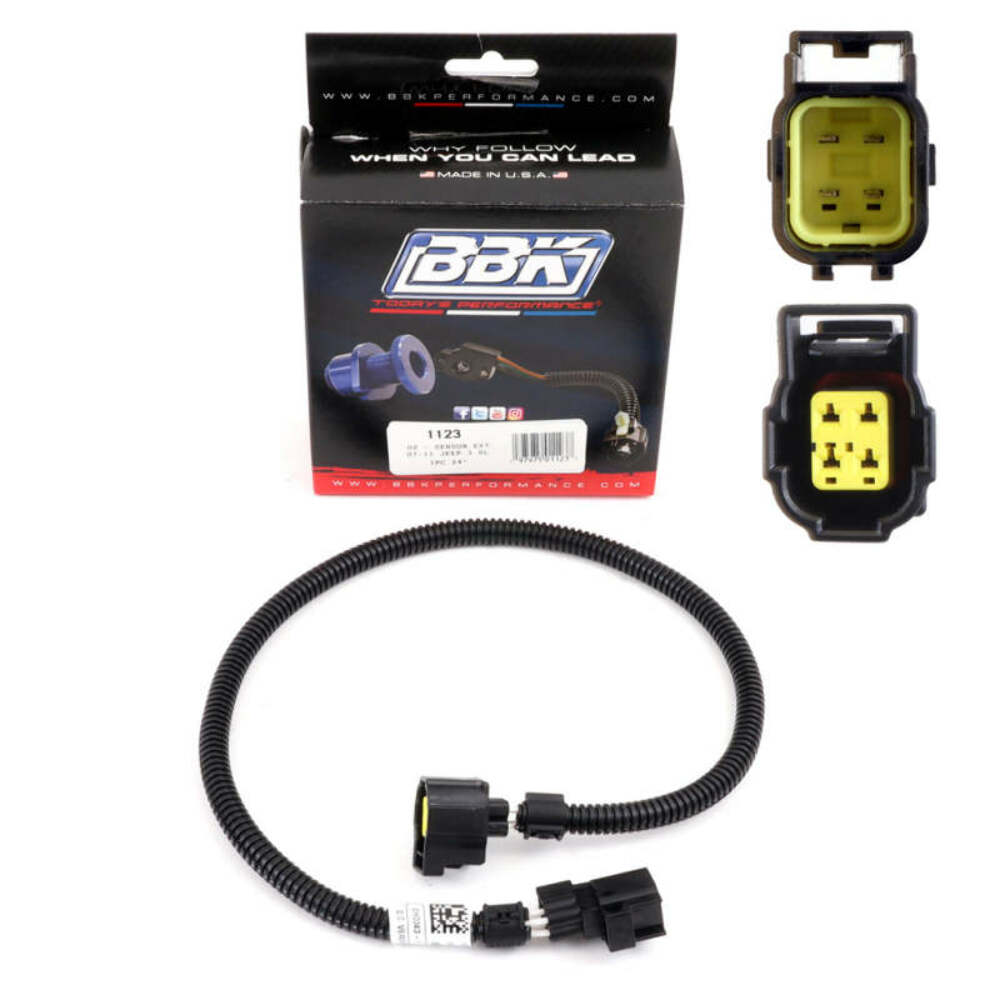 Fits 2007-2011 Wrangler 3.8L O2 Wire Harness 24" For Long Tubes 4050/40500-1123 - Car Part People