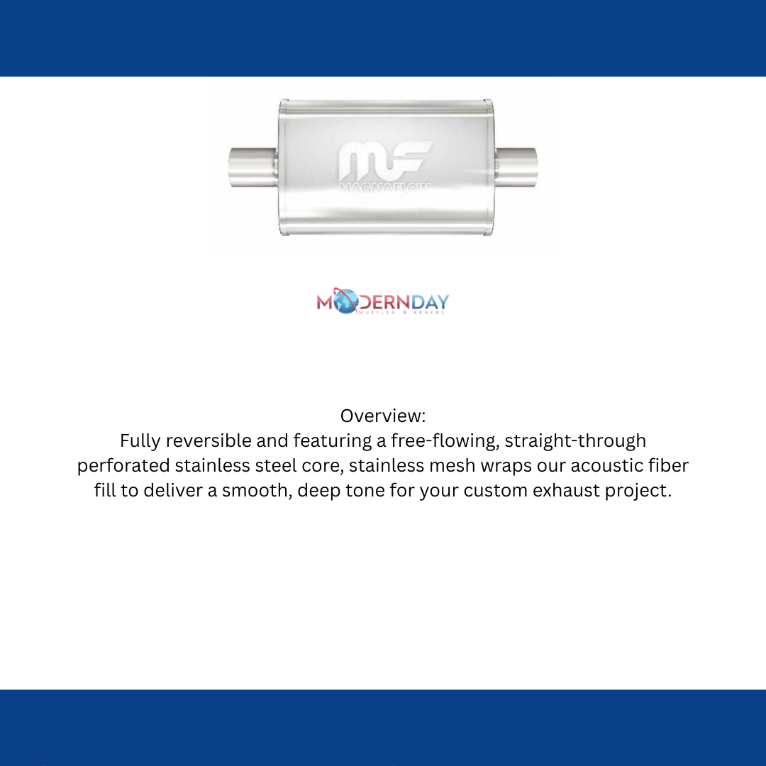 Universal Performance Muffler Mag SS 18X4X9 3/3 C/C 11249 Magnaflow