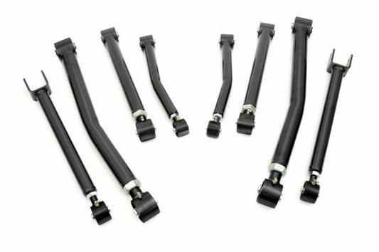 Fits Jeep Wrangler JK (07-18) X-Flex Control Arms; Complete Set; 11300