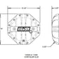 B&M Hi-Tek Aluminum Differential Cover for Chrysler 9.25-inch - Black - 11306