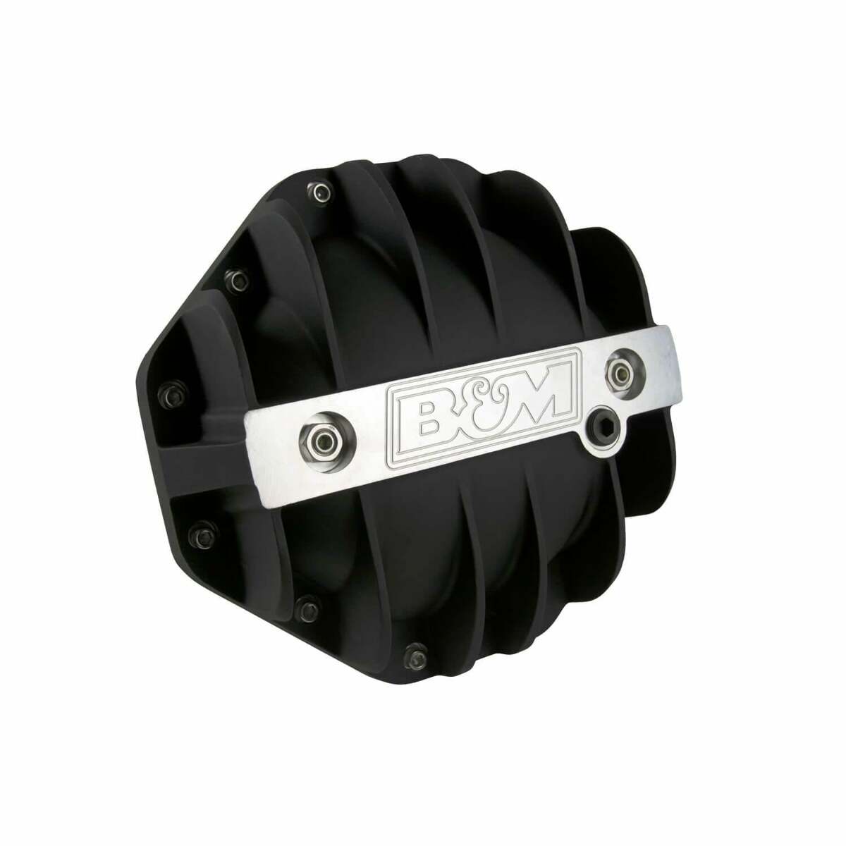 B&M Hi-Tek Aluminum Differential Cover for Chrysler 9.25-inch - Black - 11306