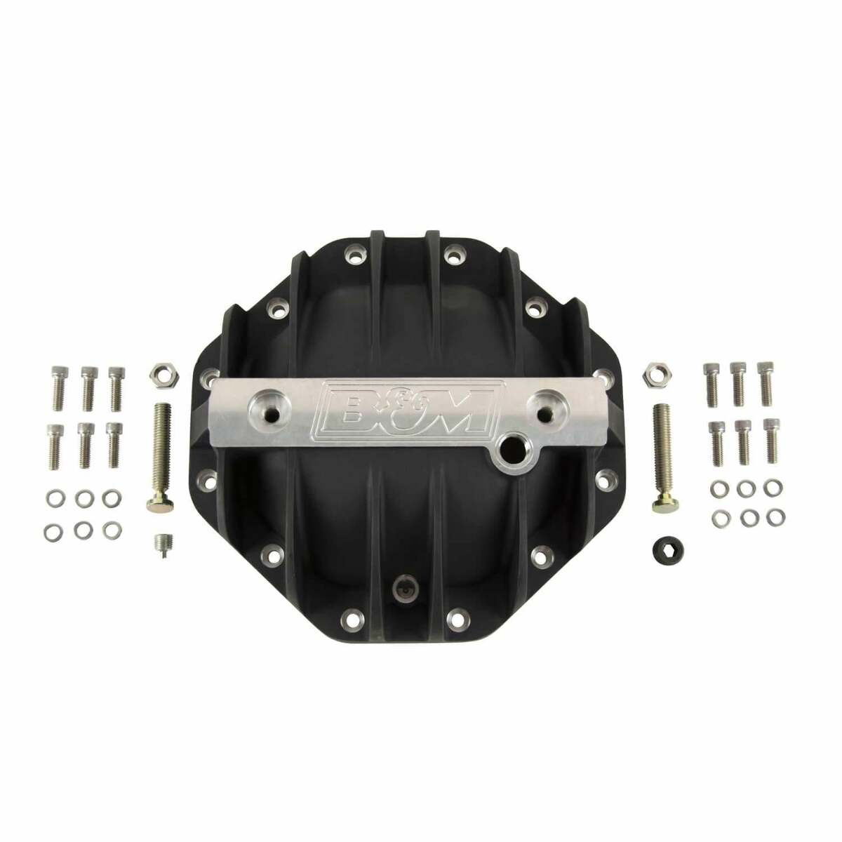 B&M Hi-Tek Aluminum Differential Cover for Chrysler 9.25-inch - Black - 11306