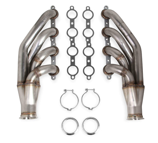 Flowtech LS Turbo Headers-Natural Finish  - 11535FLT