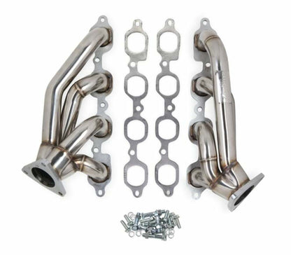 Flowtech Shorty Headers for 2014-2015 Chevy Silverado/Tahoe 5.3L/6.2L Polished Finish 11549FLT