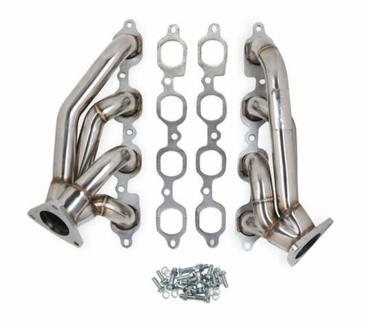 Flowtech Shorty Headers for 2014-2015 Chevy Silverado/Tahoe 5.3L/6.2L Polished Finish 11549FLT