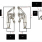 Flowtech Small Block Chevy Turbo Headers - Natural Finish  - 11572FLT