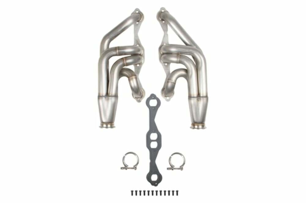 Flowtech Small Block Chevy Turbo Headers - Natural Finish  - 11572FLT