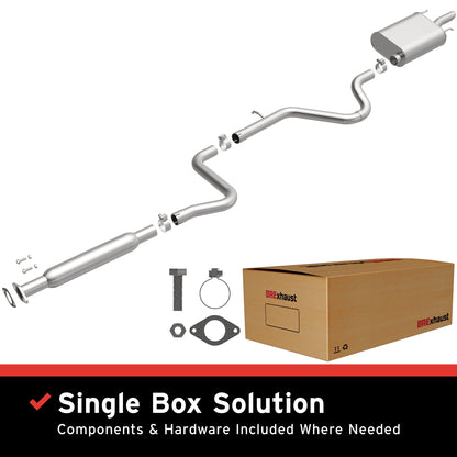 Fits 2006-2011 Chevrolet Stainless Steel Direct-Fit Replacement Exhaust 116-0015