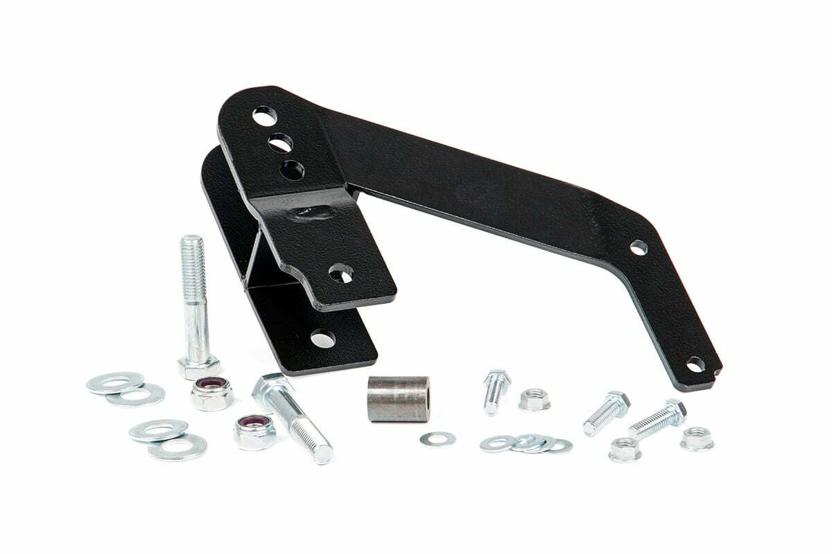 Fits Jeep Wrangler JK (07-18) Track Bar Bracket; Rear; 2.5-6" Lift; 1167