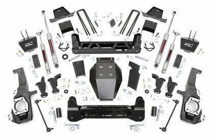 Fits Chevy/GMC 2500HD (20-24) 7 Inch Lift Kit; Torsion Drop; 11730