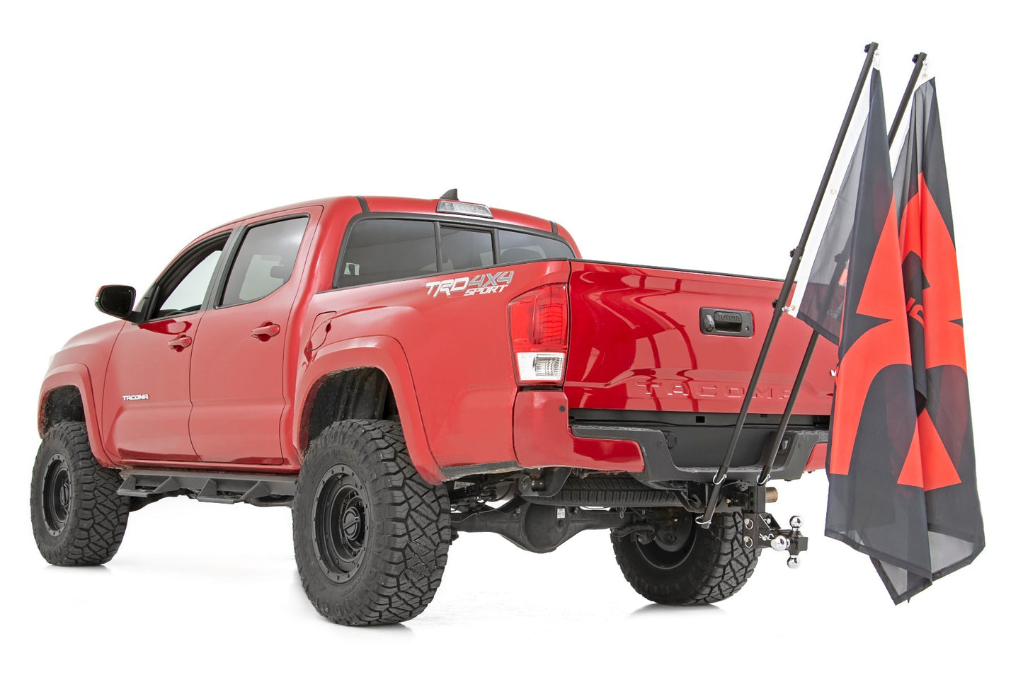 Flag Pole Holder; Dual; 2 Inch Hitch 117500