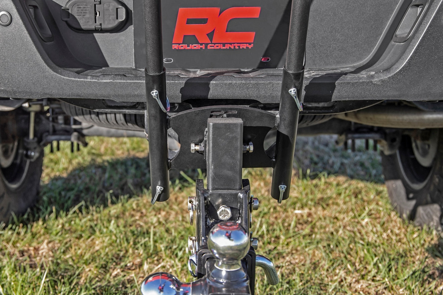Flag Pole Holder; Dual; 2 Inch Hitch 117500