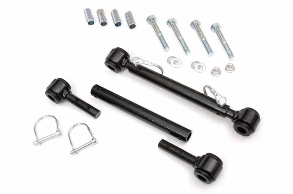 Fits Jeep Wrangler TJ (97-06) Quick Disconnect Sway Links; Rear; 4-6" Lift; 1188
