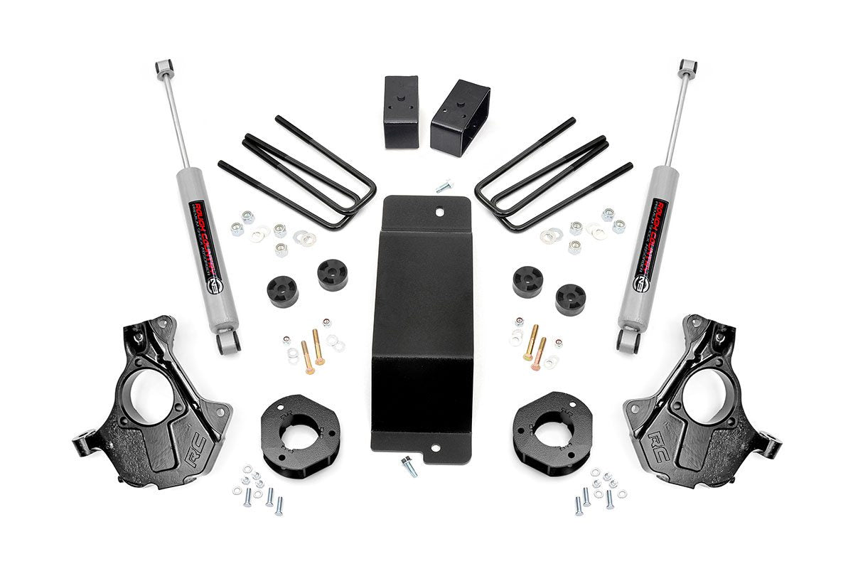 Fits Chevy/GMC 1500 (07-13) 3.5 Inch Lift Kit; Cast Steel LCA; 11930