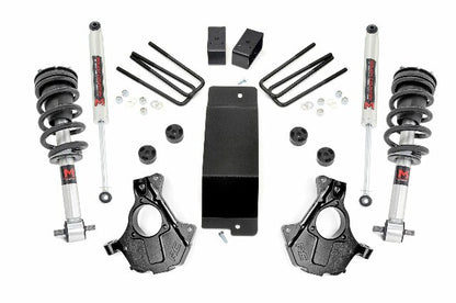 Fits Chevy/GMC 1500 (07-13) 3.5 Inch Lift Kit; Cast Steel LCA; M1 Strut; 11940