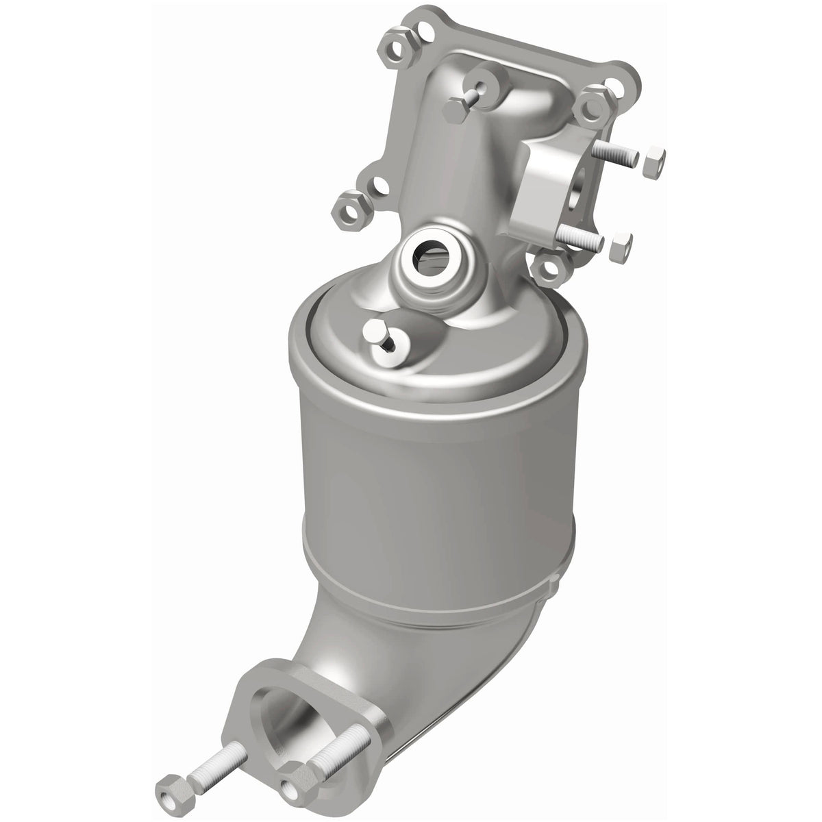 Catalytic Converter with Integrated Exhaust Manifold for OEM Grade Federal / EPA Compliant Direct-Fit Manifold Catalytic
