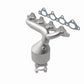 Catalytic Converter with Integrated Exhaust Manifold for HM Grade Federal / EPA Compliant Direct-Fit Manifold Catalytic