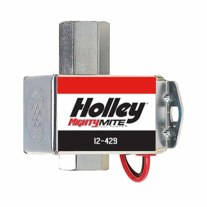 50 GPH Holley Mighty Mite Electric Fuel Pump, 12-15 PSI 12-429