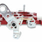 Billet Throttle Body Assembly 1 3/4 Red with Steel Plates 12-850 - 12-850QFT
