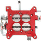 Billet Throttle Body Assembly 1 3/4 Red with Steel Plates 12-850 - 12-850QFT