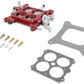 Billet Throttle Body Assembly 1 3/4 Red with Steel Plates 12-850 - 12-850QFT