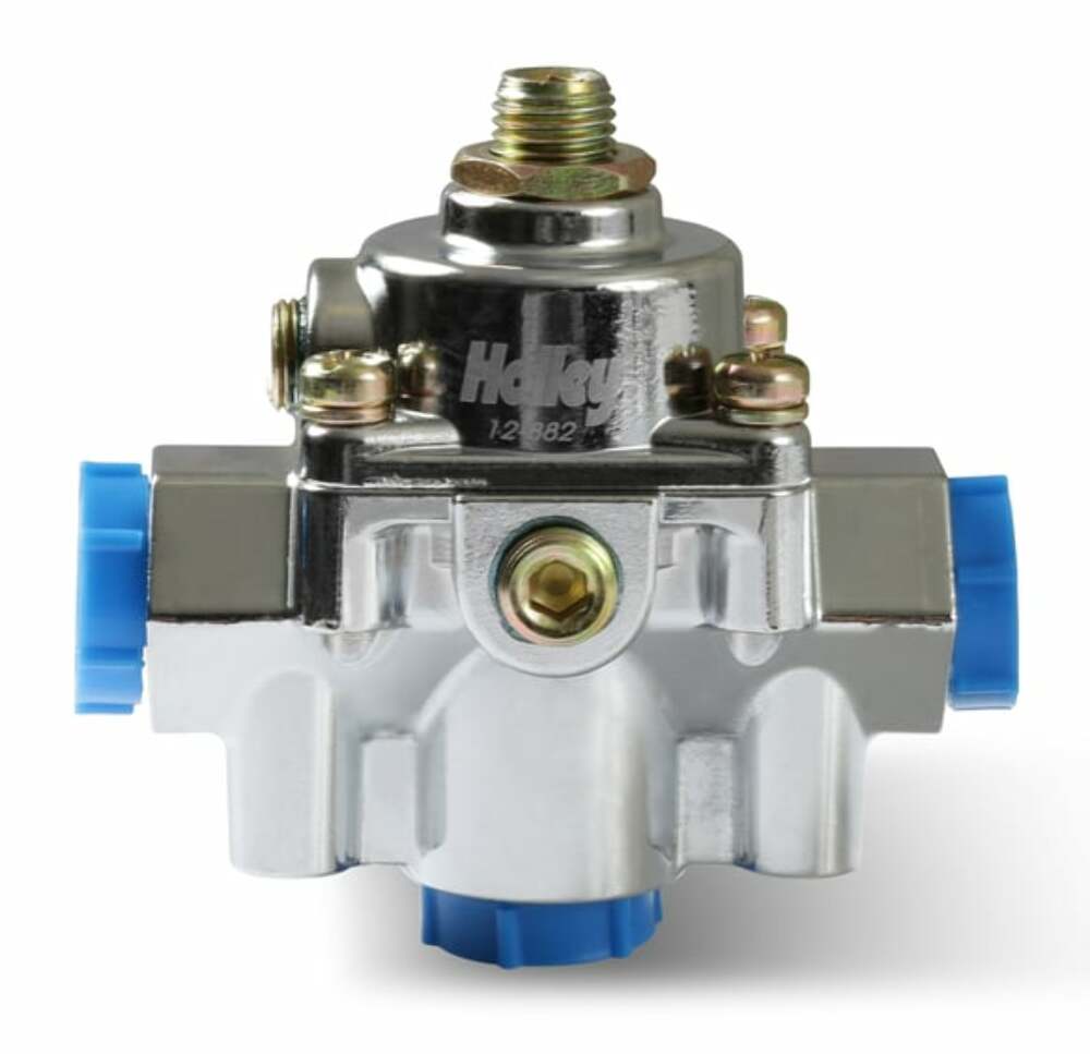 Die Cast Efi Bypass Fuel Pressure Regulator 15-60 Psi W/Fittings&Gauge-12-882KIT