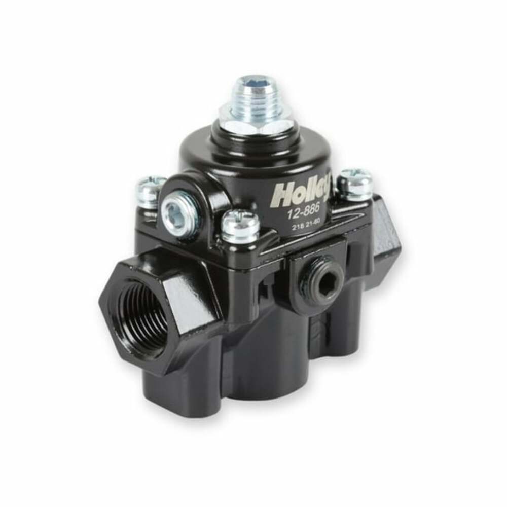 Die Cast Efi Bypass Fuel Pressure Regulator 15-60 Psi W/Fittings&Gauge-12-886KIT
