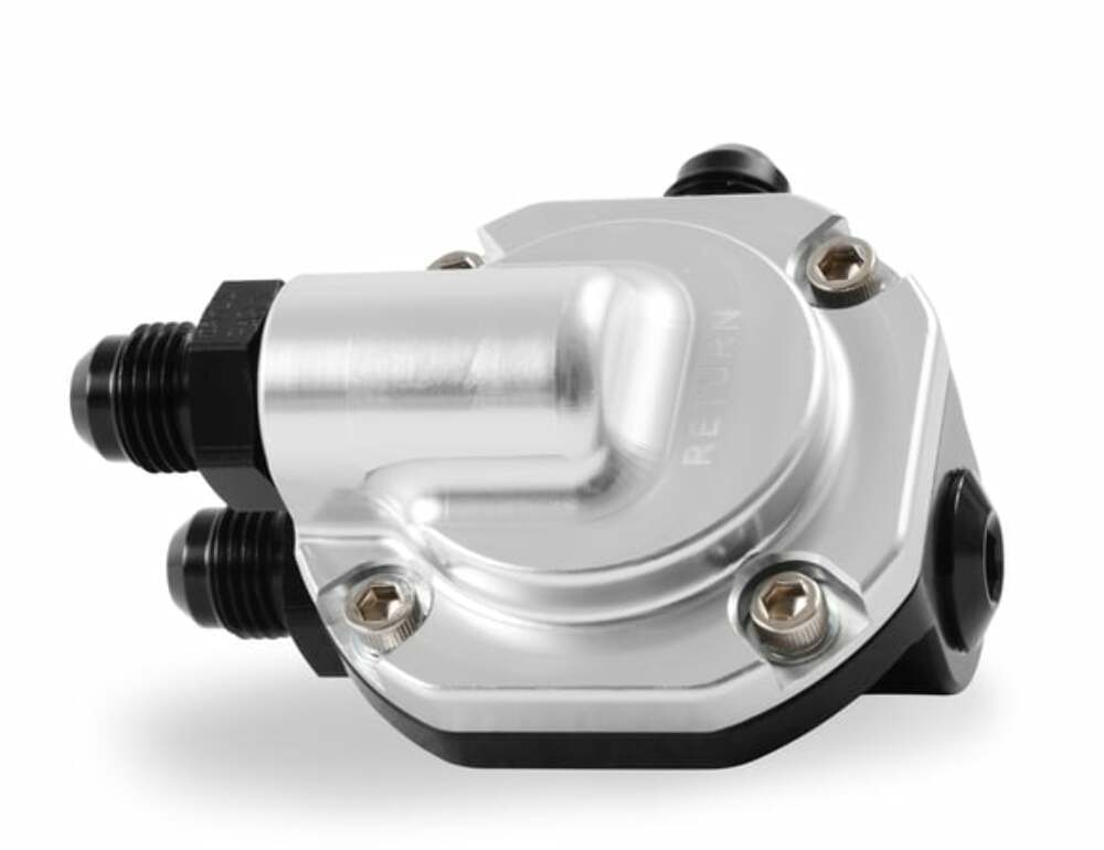 EFI Return Style Regulator 59.5 PSI Black/Clear Finish 12-892