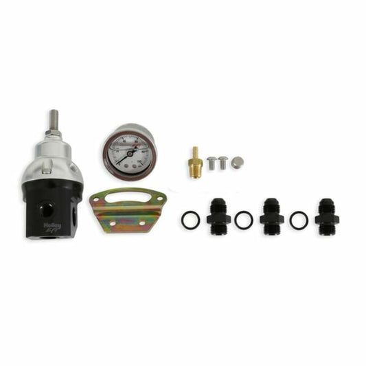15-90 Psi Fuel Regulator 6An Boost Reference 1:1, Gauge And Fittings-12-894KIT