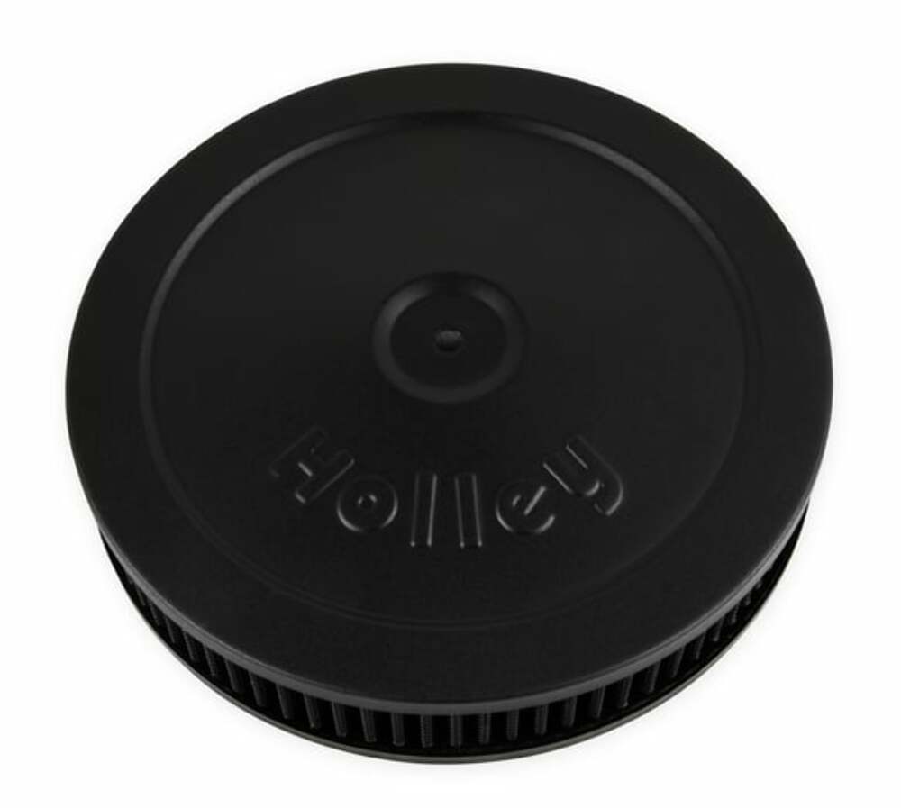 Holley Flat Base Air Cleaner 10 Black - 120-145B