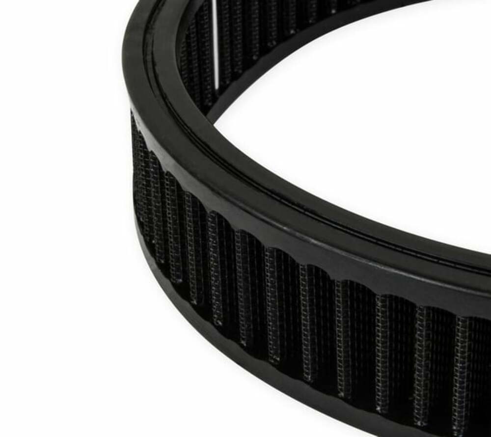 Holley Flat Base Air Cleaner 10 Black - 120-145B