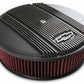 Vintage Series GM Licensed Air Cleaner - Satin Black Machined - 120-173