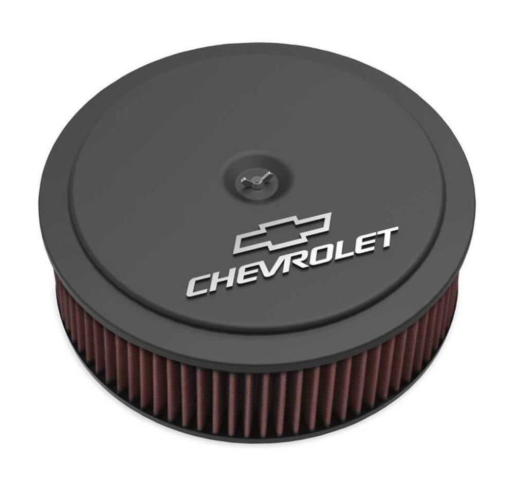 GM Muscle Series Air Cleaner - Satin Black Machined - 120-221