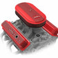 Holley Vintage Series Oval Air Cleaner - Gloss Red Machined - 120-404