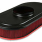Holley Vintage Series Oval Air Cleaner - Gloss Red Machined - 120-404