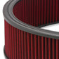 4150 Drop Base Air Cleaner Chrome w/4 Red Washable Gauze Filter - 120-4140