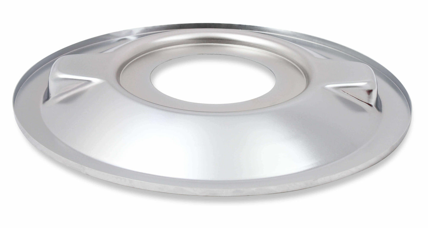 4150 Drop Base Air Cleaner Chrome w/4 Red Washable Gauze Filter - 120-4140