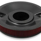4150 Drop Base Air Cleaner Black w/3 Red Washable Gauze Filter - 120-4230