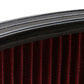 4500 drop base air cleaner chrome w/3 red washable gauze filter - 120-4530