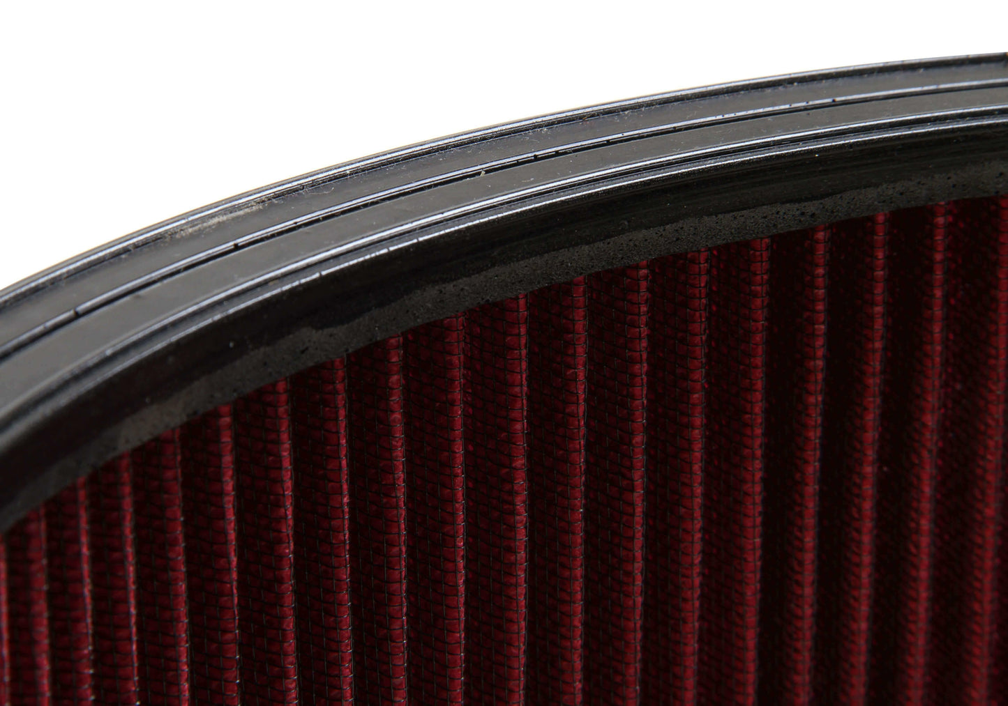 4500 Drop Base Air Cleaner Chrome w/6 Red Washable Gauze Filter - 120-4560