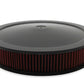 4500 drop base air cleaner black w/3 red washable gauze filter - 120-4630