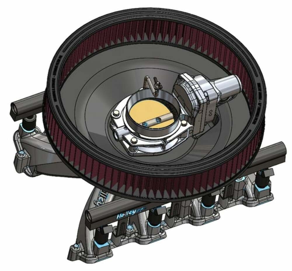 Fits LS3-Style DBW Throttle Body - Cotton Gauze Element 120-500