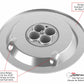 Sniper EFI Air Cleaner Drop Base - Chrome - 120-510