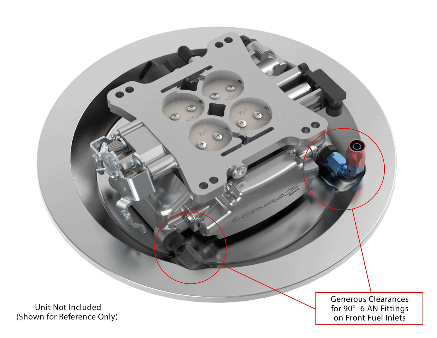 Sniper EFI Air Cleaner Drop Base - Chrome - 120-510
