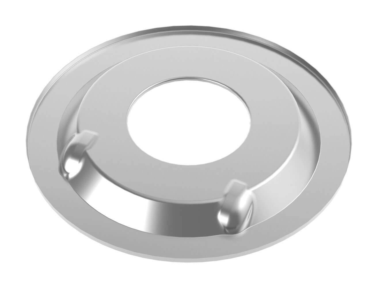 Sniper EFI Air Cleaner Drop Base - Chrome - 120-510