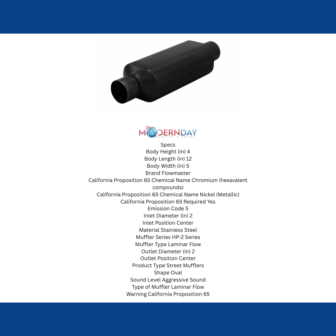 Flowmaster Super HP-2 Muffler 409SS 12012409