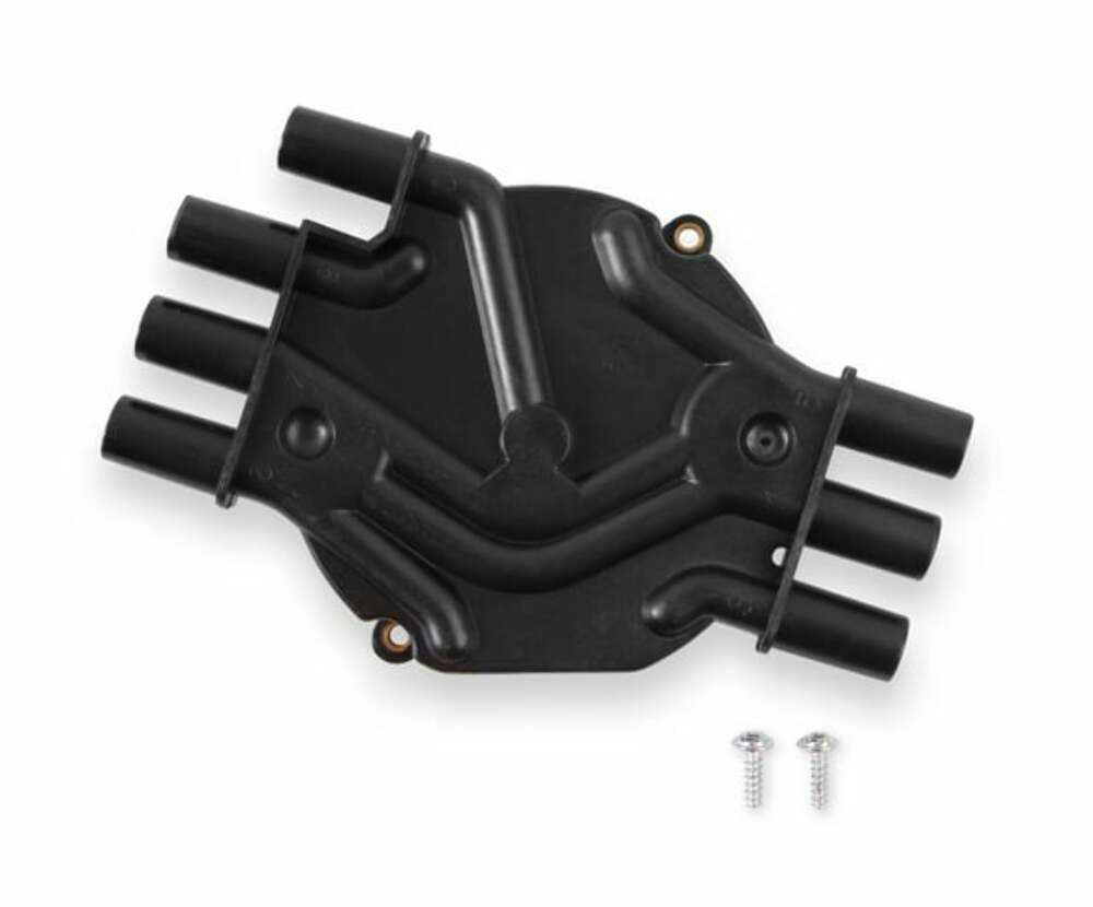 Distributor Cap - Chevy / GMC Vortec - V6 - Socket Style - Crab - Black - 120142
