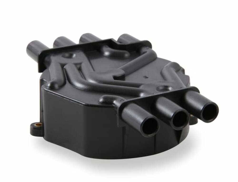 Distributor Cap - Chevy / GMC Vortec - V6 - Socket Style - Crab - Black - 120142