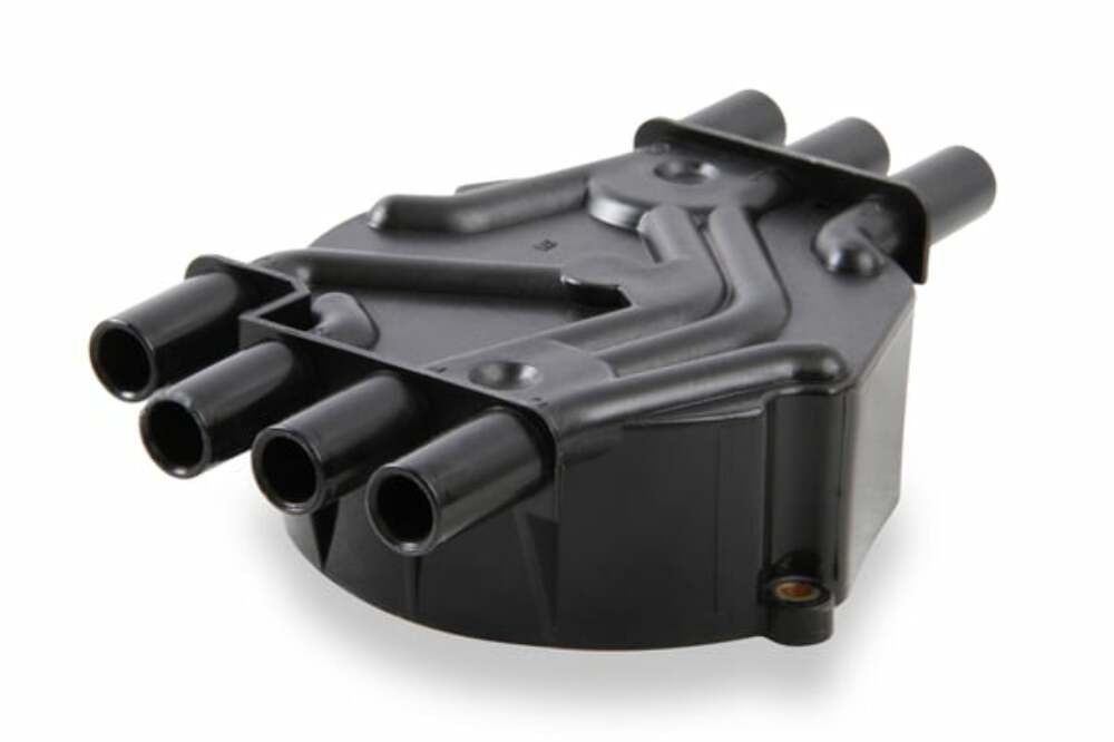 Distributor Cap - Chevy / GMC Vortec - V6 - Socket Style - Crab - Black - 120142